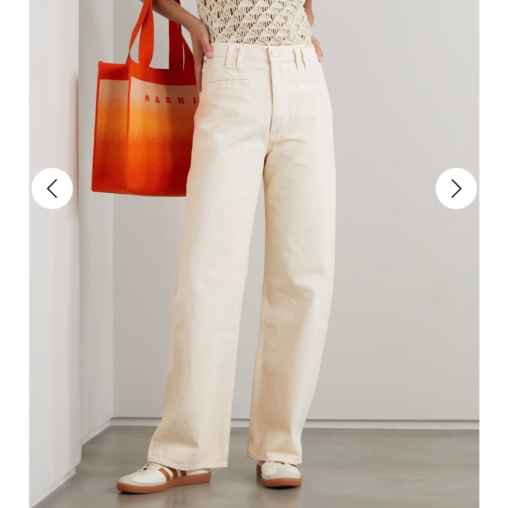 Citizens of Humanity Gaucho Trouser Marzipan Winter White 28 NWT